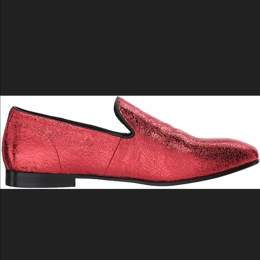Aldo Red Men Glitter Loafers